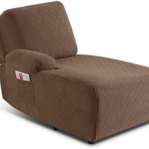 VAMSOFY L Shape Couch Cover - Washable Slipcover for Sectional Sofa - Stretch Furniture Protector - Light Coffee - Perfe